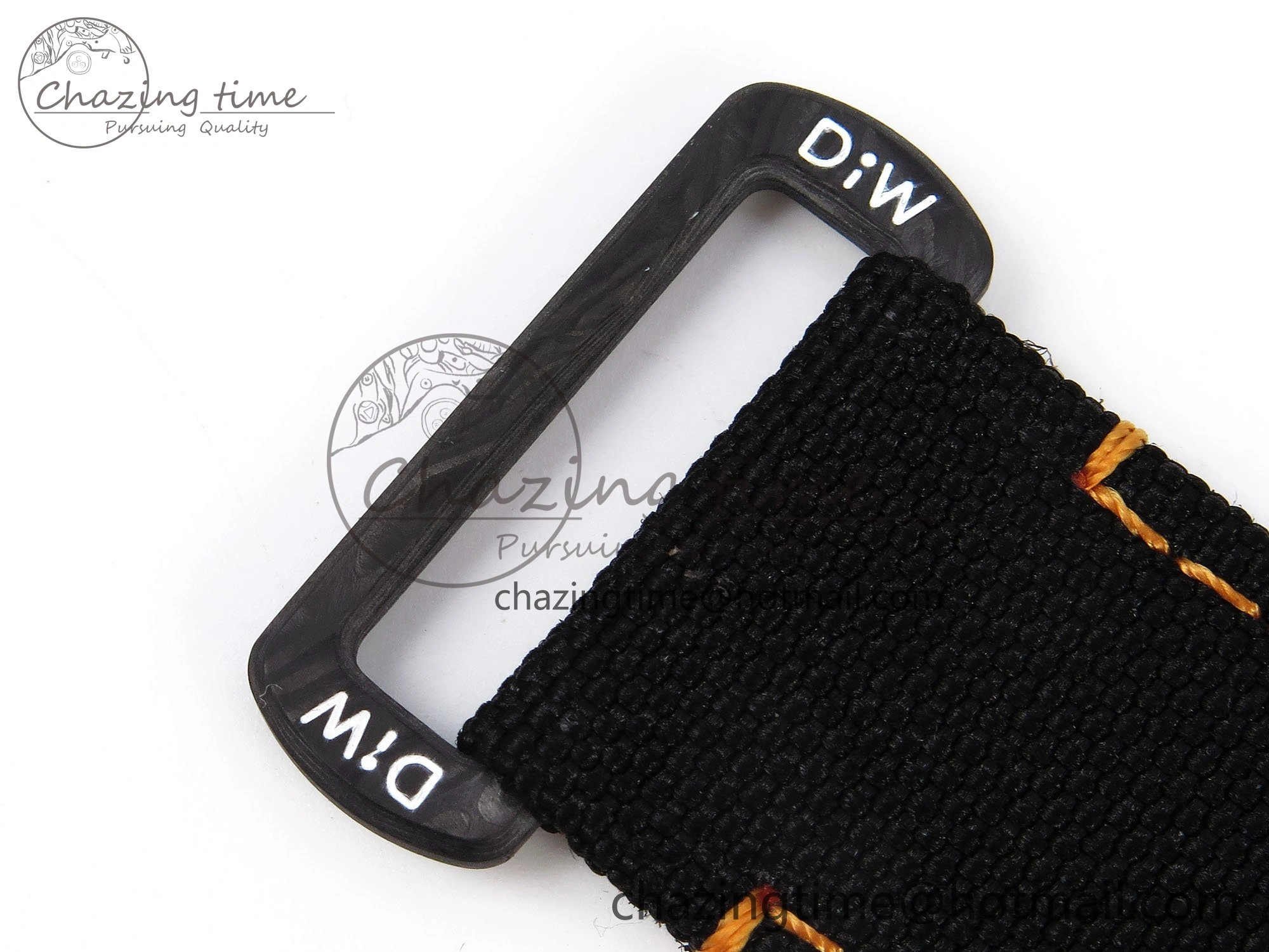 Sea Dweller 43mm Carbon DIWF Best Edition Black Dial Orange Markers on Black Nylon Strap A Supportive 1671