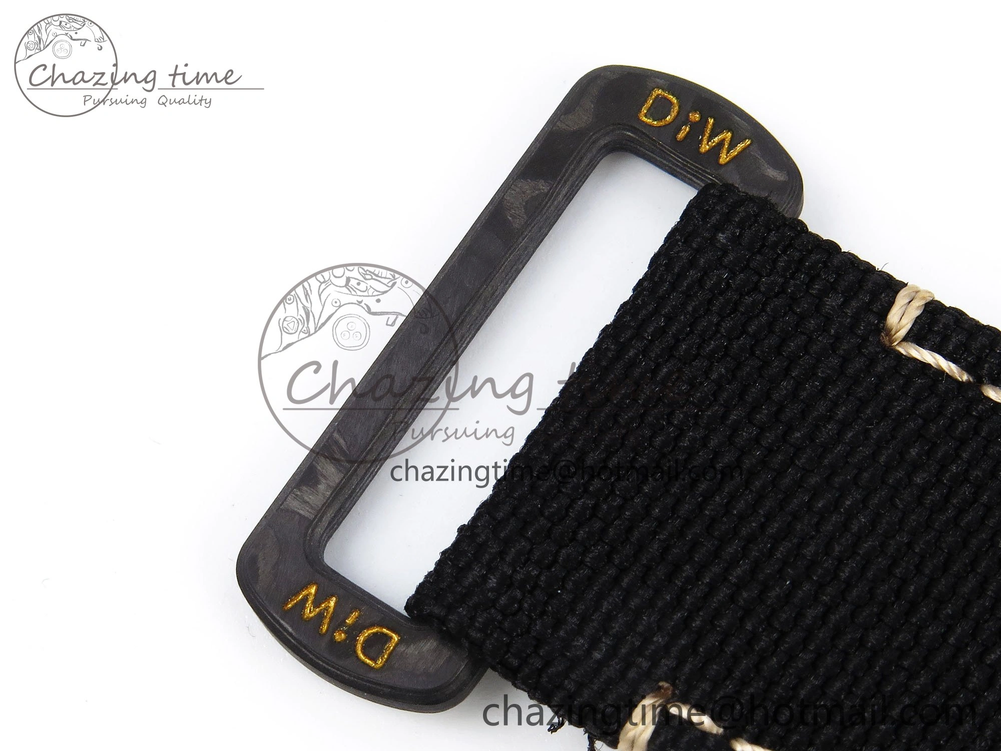 StreetReady Sea Dweller 43mm Carbon DIWF Best Edition Black Dial YG Bezel on Black Nylon Strap A 1667