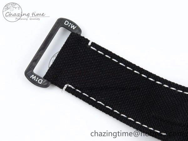 BestValue Sea Dweller 43mm Carbon DIWF Best Edition Black Dial on Black Nylon Strap A 1670