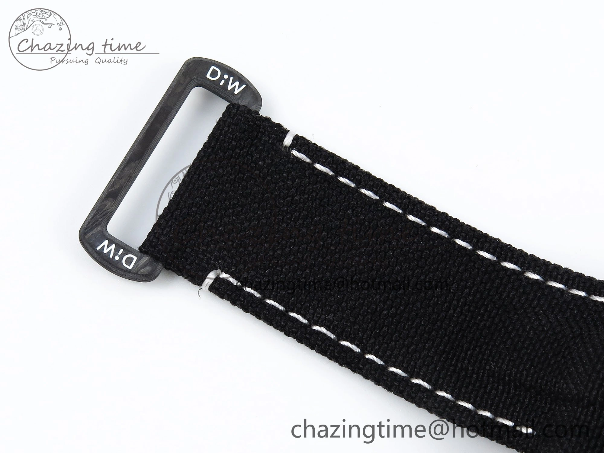 BestValue Sea Dweller 43mm Carbon DIWF Best Edition Black Dial on Black Nylon Strap A 1670