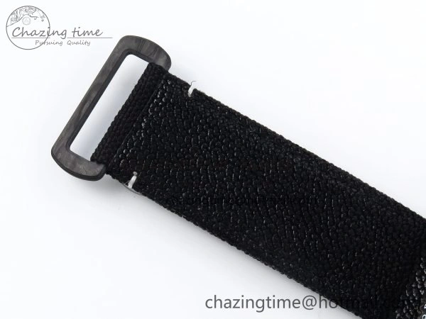 BestValue Sea Dweller 43mm Carbon DIWF Best Edition Black Dial on Black Nylon Strap A 1670