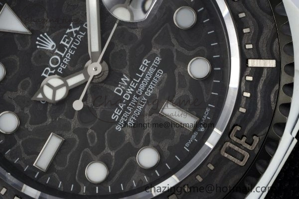 Sea Dweller 43mm ‘IRBIS’ DIWF Best Edition Carbon Dial on Black Nylon Strap A Comfortable 2152