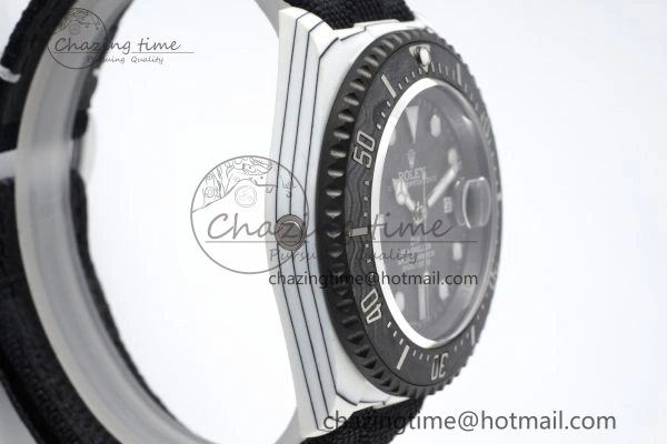 Sea Dweller 43mm ‘IRBIS’ DIWF Best Edition Carbon Dial on Black Nylon Strap A Comfortable 2152