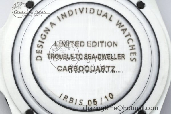 Sea Dweller 43mm ‘IRBIS’ DIWF Best Edition Carbon Dial on Black Nylon Strap A Comfortable 2152