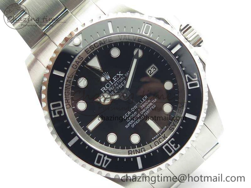 Sea-Dweller DEEPSEA 116660 BP Maker 1:1 Best Edition Black Dial On SS Bracelet SA3135 V Durable 3536