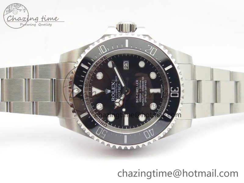Sea-Dweller DEEPSEA 116660 BP Maker 1:1 Best Edition Black Dial On SS Bracelet SA3135 V Durable 3536