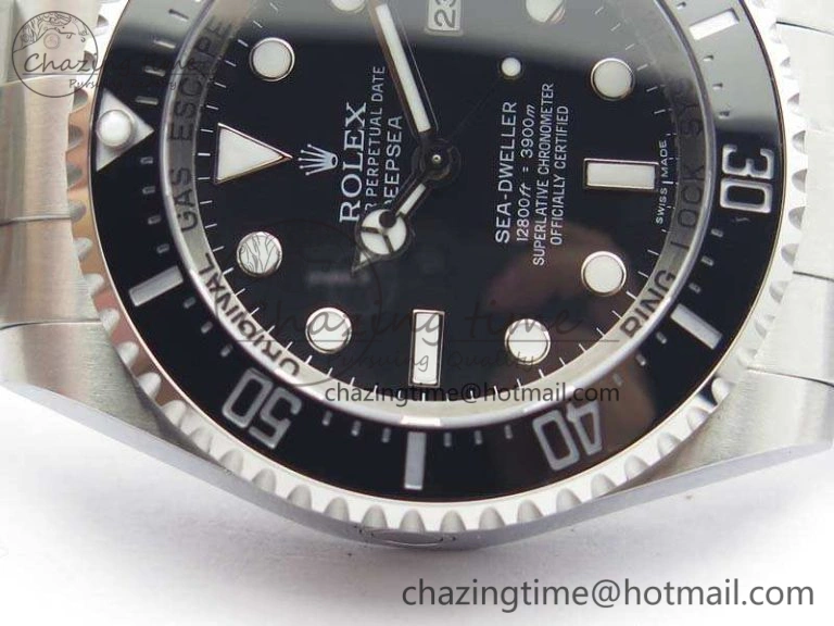 Sea-Dweller DEEPSEA 116660 BP Maker 1:1 Best Edition Black Dial On SS Bracelet SA3135 V Durable 3536