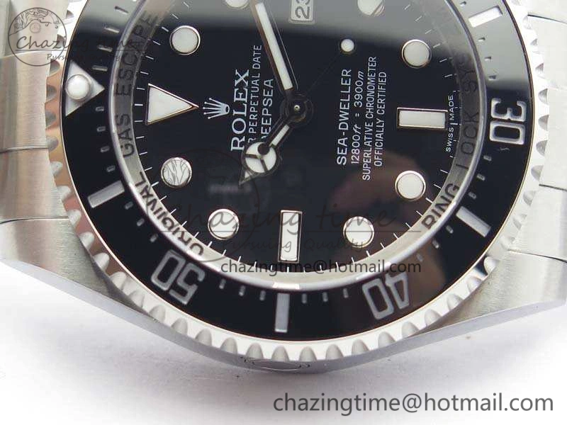 Sea-Dweller DEEPSEA 116660 BP Maker 1:1 Best Edition Black Dial On SS Bracelet SA3135 V Durable 3536