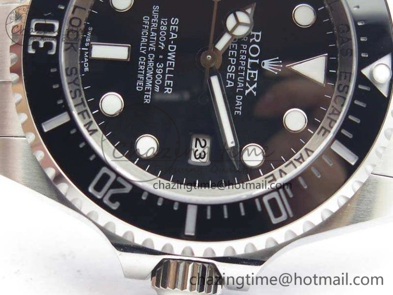 Sea-Dweller DEEPSEA 116660 BP Maker 1:1 Best Edition Black Dial On SS Bracelet SA3135 V Durable 3536