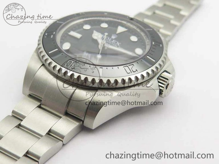 Sea-Dweller DEEPSEA 116660 BP Maker 1:1 Best Edition Black Dial On SS Bracelet SA3135 V Durable 3536