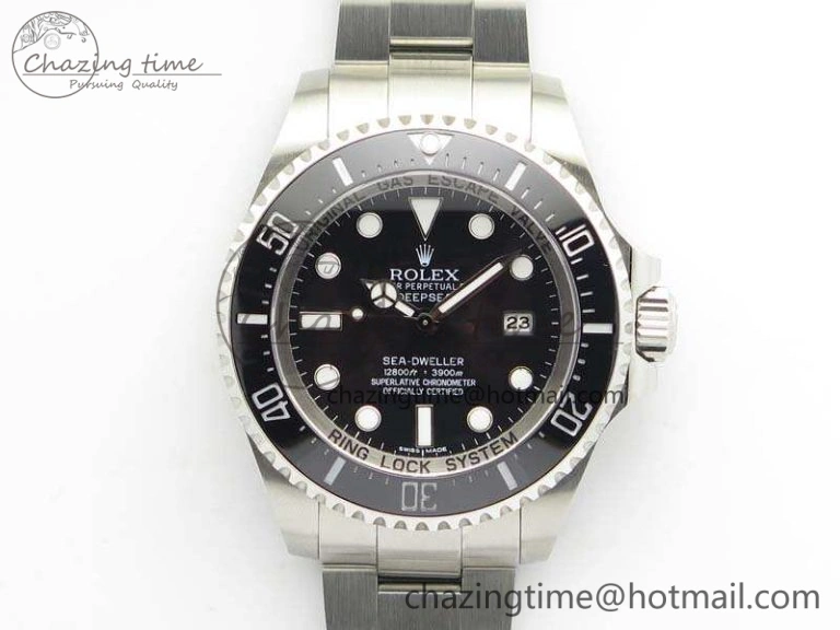 Sea-Dweller DEEPSEA 116660 BP Maker 1:1 Best Edition Black Dial On SS Bracelet SA3135 V Durable 3536