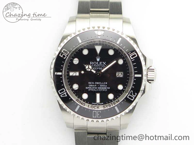 Sea-Dweller DEEPSEA 116660 BP Maker 1:1 Best Edition Black Dial On SS Bracelet SA3135 V Durable 3536