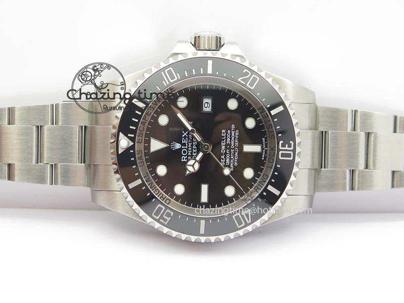 Efficient Sea-Dweller DEEPSEA 116660 Black Ceramic V7 Noob Best Edition On SS Bracelet A 3924