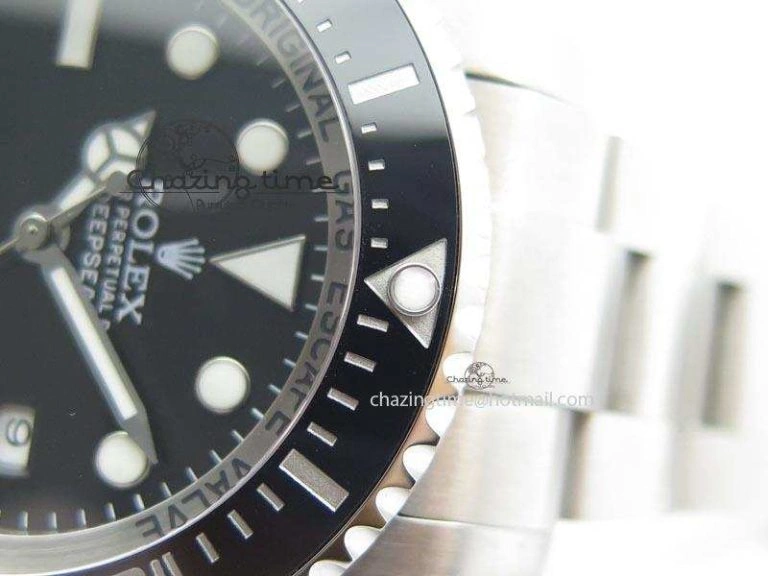 Efficient Sea-Dweller DEEPSEA 116660 Black Ceramic V7 Noob Best Edition On SS Bracelet A 3924