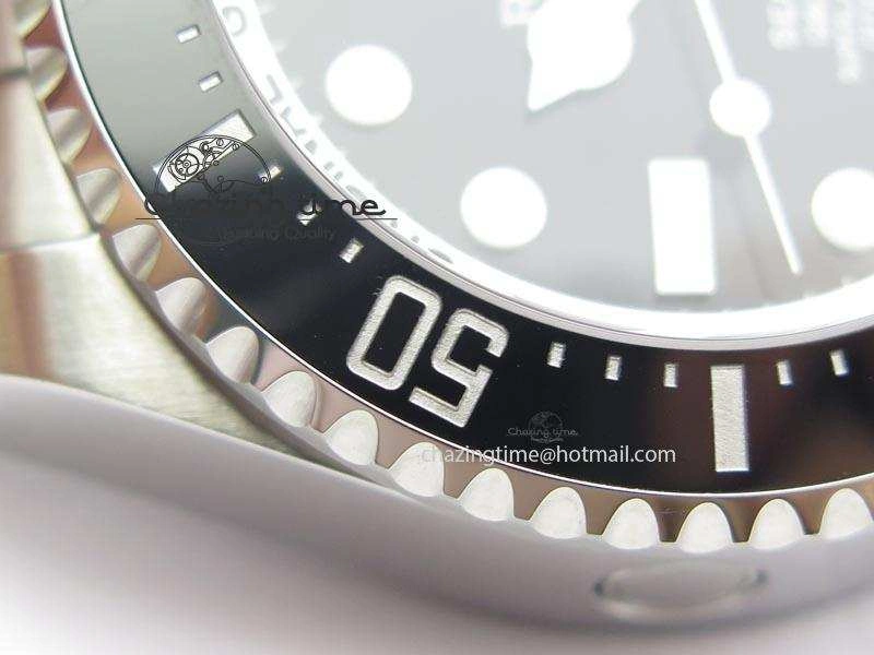 Efficient Sea-Dweller DEEPSEA 116660 Black Ceramic V7 Noob Best Edition On SS Bracelet A 3924