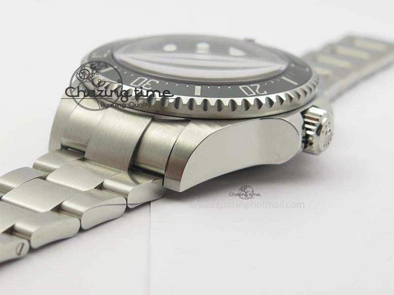 Sea-Dweller DEEPSEA 116660 Black Ceramic V7 Noob Best Edition On SS Bracelet SA FashionForward 3926