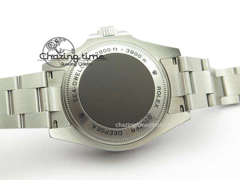 Sea-Dweller DEEPSEA 116660 Black Ceramic V7 Noob Best Edition On SS Bracelet SA FashionForward 3926