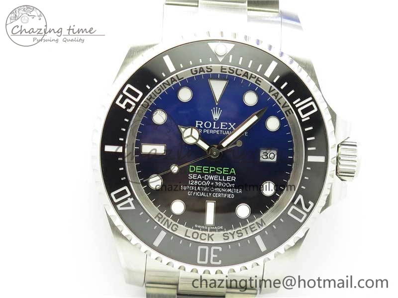Sea-Dweller DEEPSEA 116660 D-BLUE GMF 316L Steel on SS Bracelet A Reliable 2958