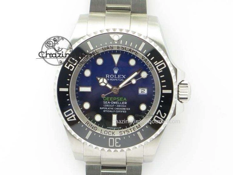 Packable Sea-Dweller DEEPSEA 116660 “D-BLUE” V7 Noob Best Edition On SS Bracelet A 3922