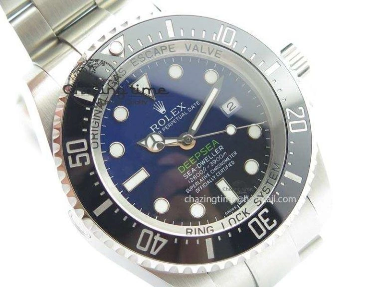 Packable Sea-Dweller DEEPSEA 116660 “D-BLUE” V7 Noob Best Edition On SS Bracelet A 3922
