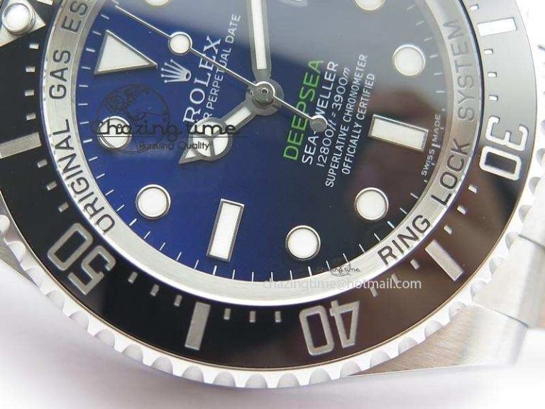 Seasonal Sea-Dweller DEEPSEA 116660 “D-BLUE” V7 Noob Best Edition On SS Bracelet SA 3923