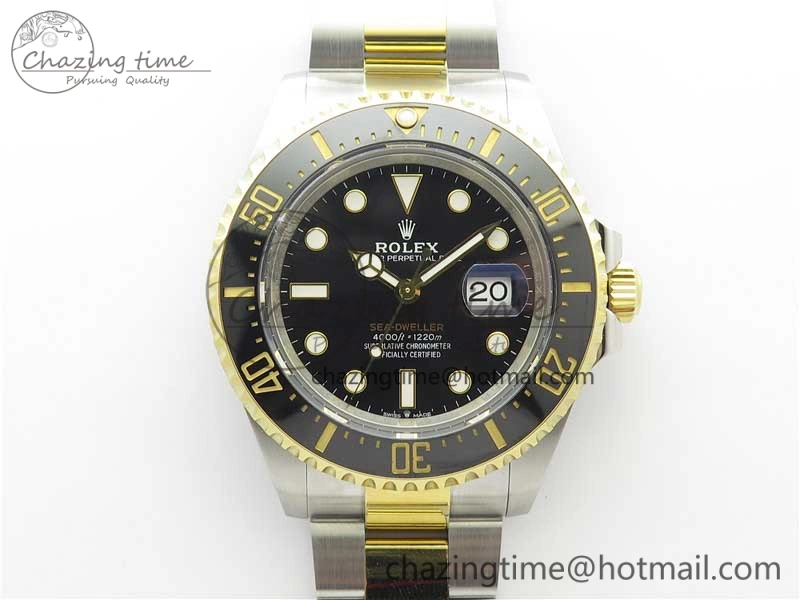 Unique Sea-Dweller Two Tone SS YG 126603 ARF 1:1 Best Edition 904L SS YG Case and Bracelet A 3233