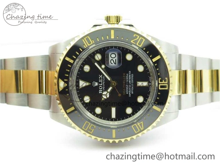 Unique Sea-Dweller Two Tone SS YG 126603 ARF 1:1 Best Edition 904L SS YG Case and Bracelet A 3233