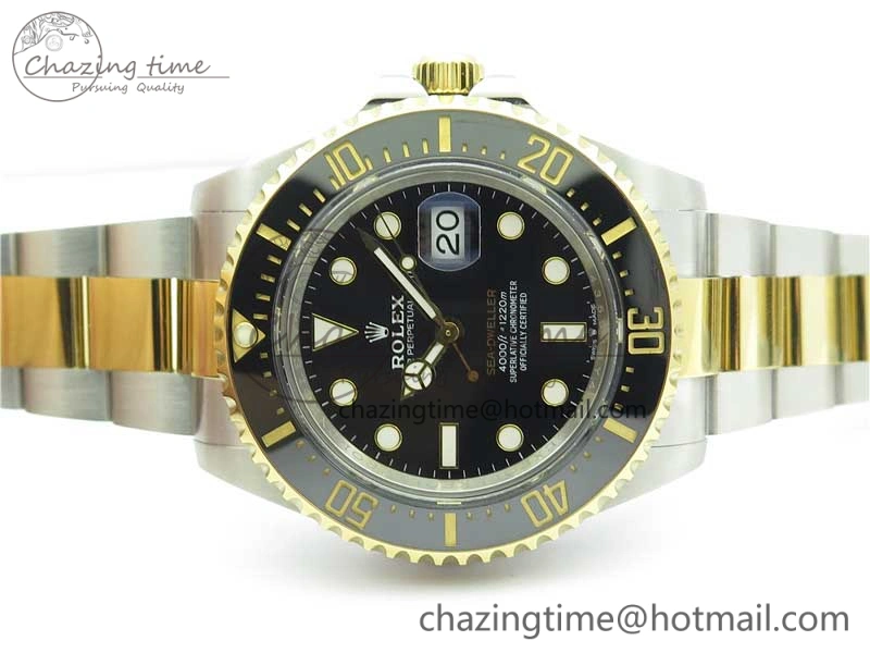 Unique Sea-Dweller Two Tone SS YG 126603 ARF 1:1 Best Edition 904L SS YG Case and Bracelet A 3233