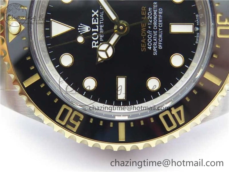Unique Sea-Dweller Two Tone SS YG 126603 ARF 1:1 Best Edition 904L SS YG Case and Bracelet A 3233