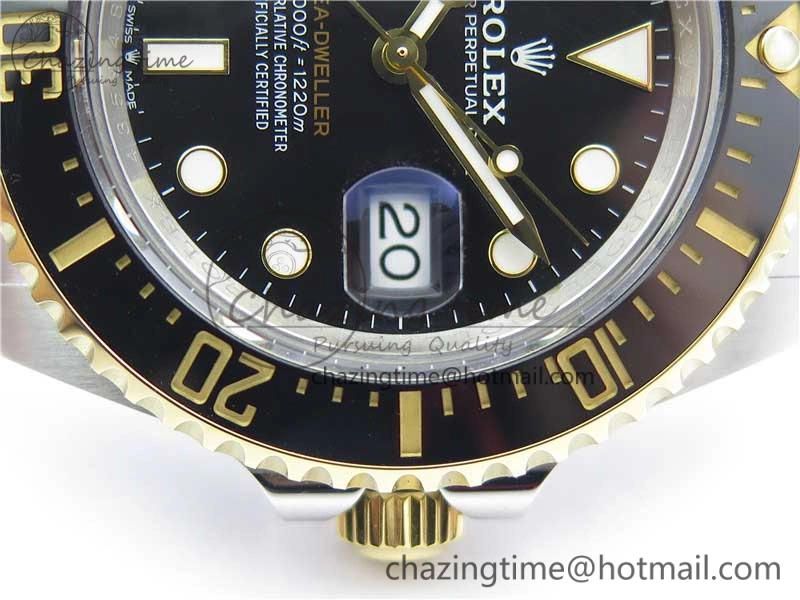 Unique Sea-Dweller Two Tone SS YG 126603 ARF 1:1 Best Edition 904L SS YG Case and Bracelet A 3233