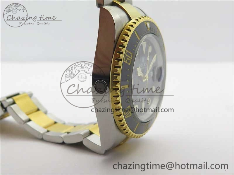 FlexibleFit Sea-Dweller Two Tone SS YG 126603 D1F Best Edition Black Dial on SS YG Bracelet A 3189