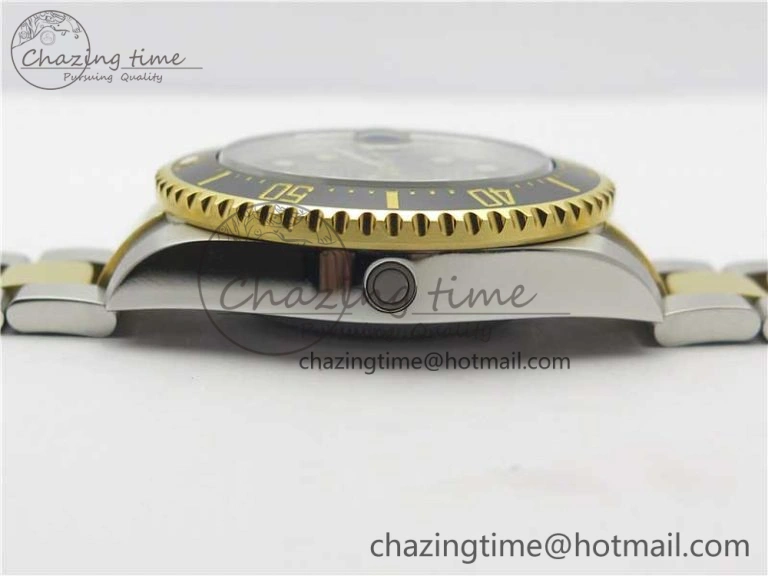 FlexibleFit Sea-Dweller Two Tone SS YG 126603 D1F Best Edition Black Dial on SS YG Bracelet A 3189