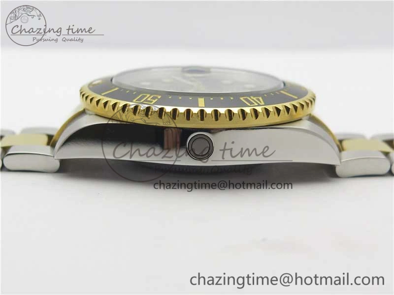 FlexibleFit Sea-Dweller Two Tone SS YG 126603 D1F Best Edition Black Dial on SS YG Bracelet A 3189