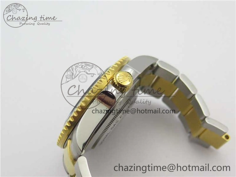 FlexibleFit Sea-Dweller Two Tone SS YG 126603 D1F Best Edition Black Dial on SS YG Bracelet A 3189