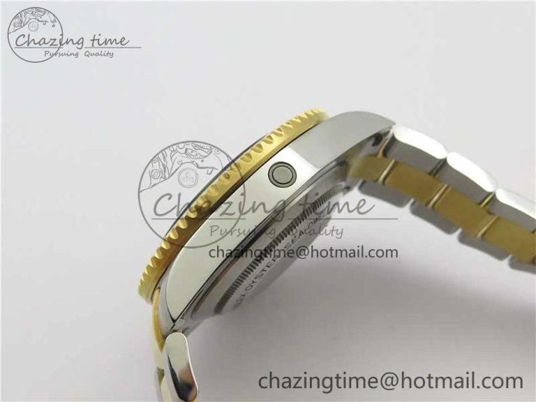 FlexibleFit Sea-Dweller Two Tone SS YG 126603 D1F Best Edition Black Dial on SS YG Bracelet A 3189