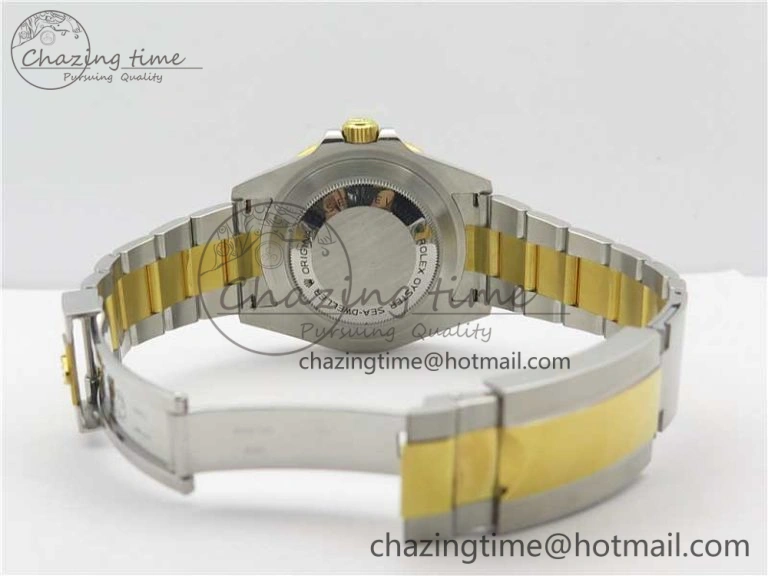 FlexibleFit Sea-Dweller Two Tone SS YG 126603 D1F Best Edition Black Dial on SS YG Bracelet A 3189