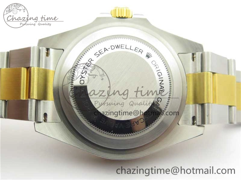 FlexibleFit Sea-Dweller Two Tone SS YG 126603 D1F Best Edition Black Dial on SS YG Bracelet A 3189