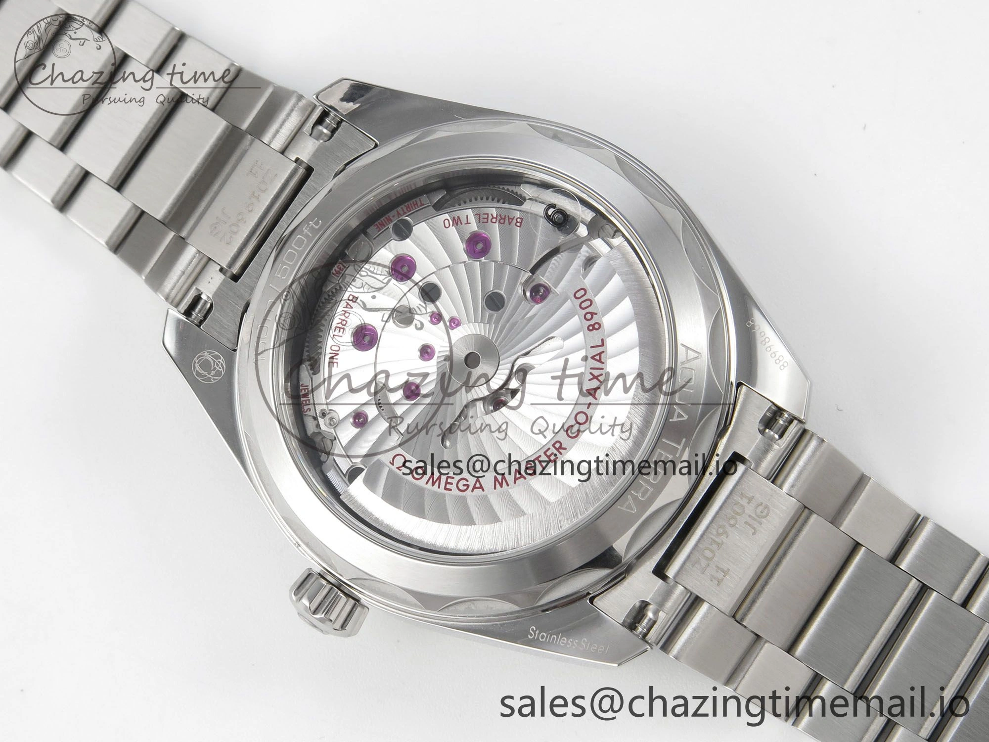 Modern Seamaster 150M SS VSF 1:1 Best Edition Turquoise Blue Dial on SS Bracelet A8900 Super Clone 7661