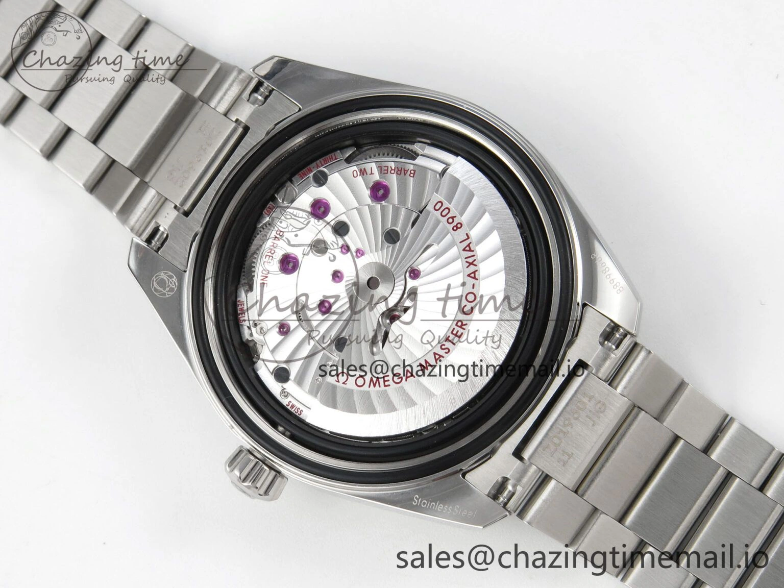 Modern Seamaster 150M SS VSF 1:1 Best Edition Turquoise Blue Dial on SS Bracelet A8900 Super Clone 7661