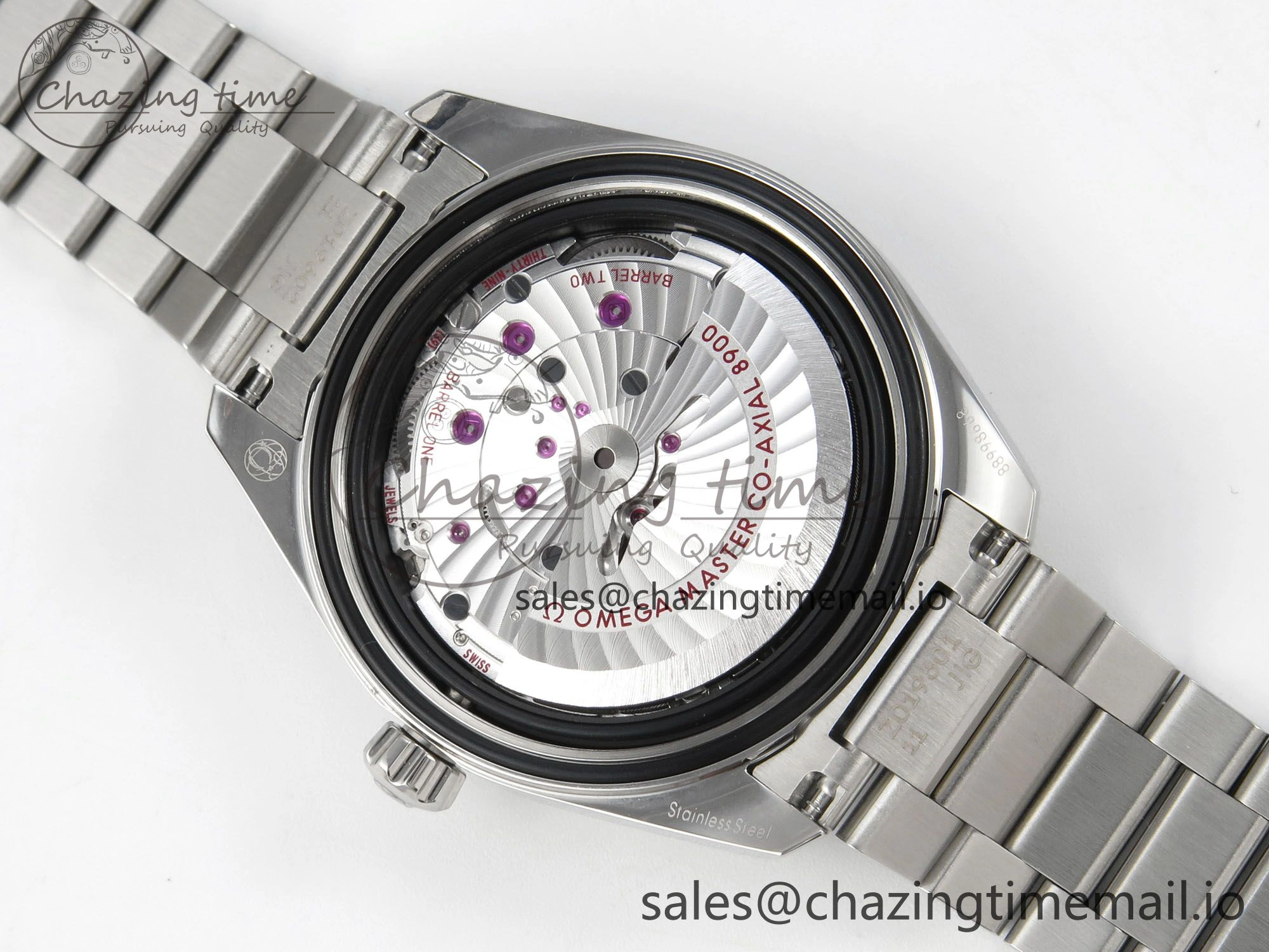 Modern Seamaster 150M SS VSF 1:1 Best Edition Turquoise Blue Dial on SS Bracelet A8900 Super Clone 7661