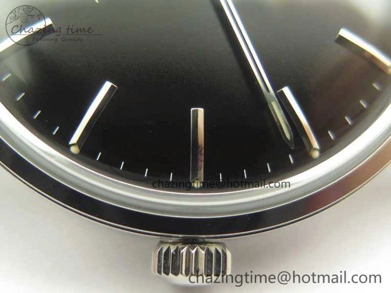 AllSeason Seamaster 30 1962 SS TW Best Edition Black Dial On Leather Strap MIYOTA 8079