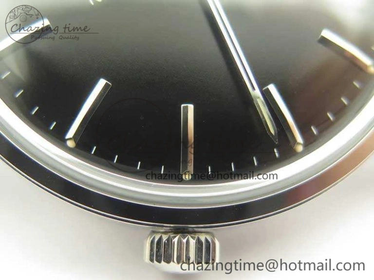 AllSeason Seamaster 30 1962 SS TW Best Edition Black Dial On Leather Strap MIYOTA 8079