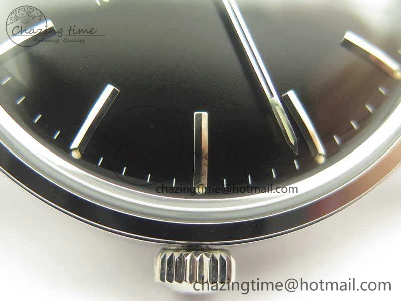 AllSeason Seamaster 30 1962 SS TW Best Edition Black Dial On Leather Strap MIYOTA 8079