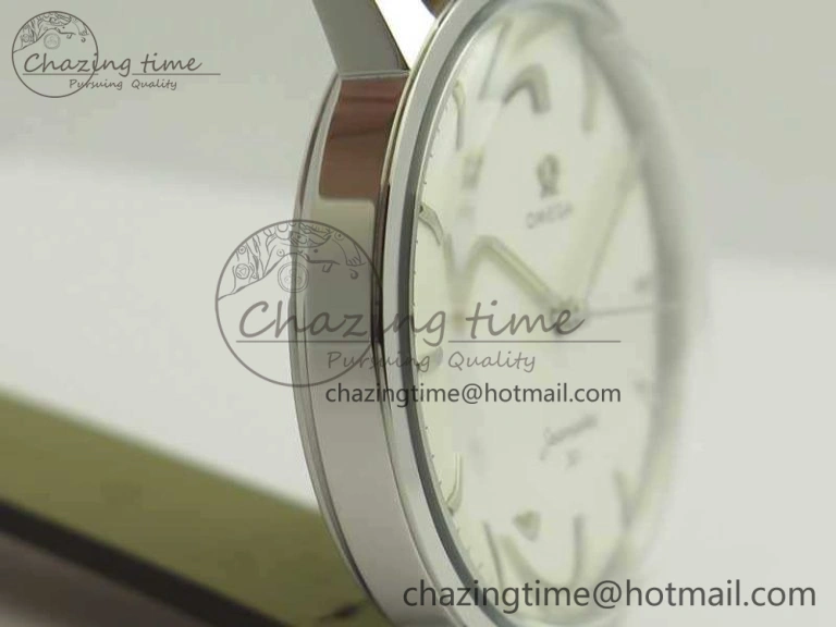 Seamaster 30 1962 SS TW Best Edition White Dial On Leather Strap MIYOTA Breathable 8078