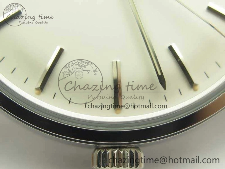 Seamaster 30 1962 SS TW Best Edition White Dial On Leather Strap MIYOTA Breathable 8078