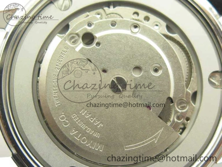 Seamaster 30 1962 SS TW Best Edition White Dial On Leather Strap MIYOTA Breathable 8078