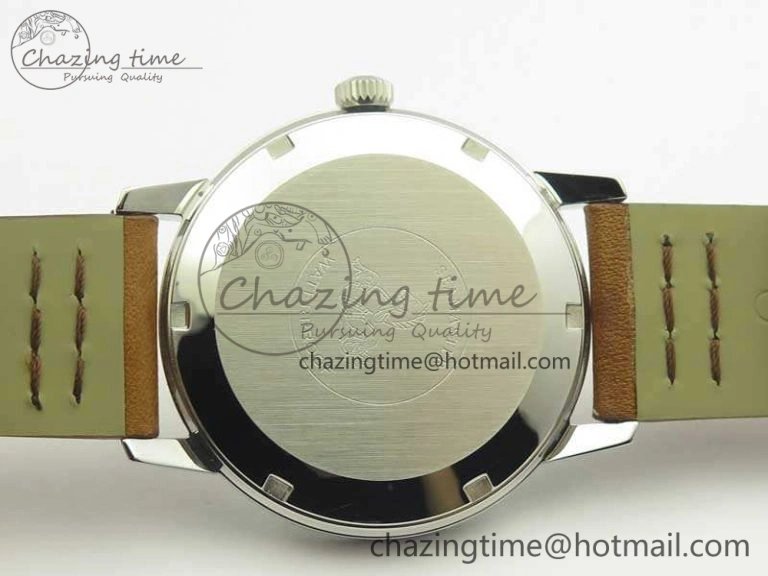 Seamaster 30 1962 SS TW Best Edition White Dial YG Markers On Leather Strap MIYOTA AllSeason 8080