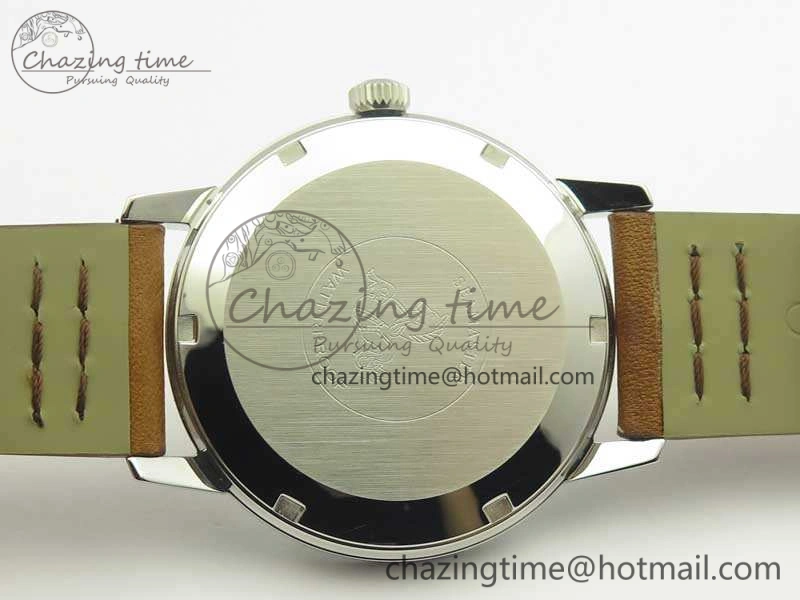 Seamaster 30 1962 SS TW Best Edition White Dial YG Markers On Leather Strap MIYOTA AllSeason 8080