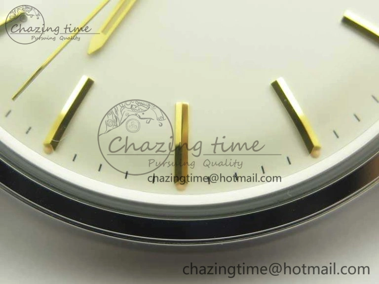 Seamaster 30 1962 SS TW Best Edition White Dial YG Markers On Leather Strap MIYOTA AllSeason 8080
