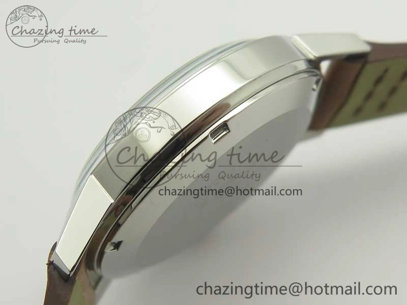 Seamaster 30 1962 date SS TW Best Edition White Dial Gold Markers On Brown Leather Strap MIYOTA Premium 8022